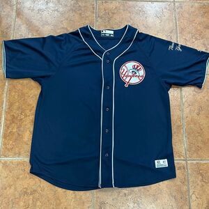 MLB New York Yankees Stitches Navy Team Color Full-Button Jersey Navy size XL